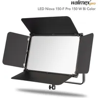 Walimex pro LED Niova 150-F Pro Flächenleuchte, Dauerlicht, Schwarz,