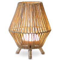 Newgarden new garden LED-Außentischleuchte Sisine 30 Naturfaser Beige Natur
