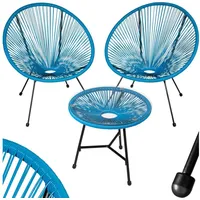 Tectake Santana Set 3-tlg. blau