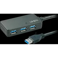 Lindy USB 3.0 Aktivverlängerungshub Pro 4 Port Hub
