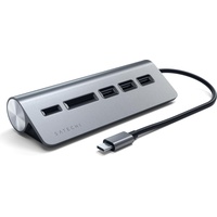 Satechi Type-C Aluminium USB Hub & Card Reader Space