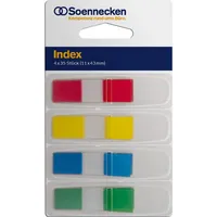 SOENNECKEN Haftstreifen Index Mini 5824 12,5x43mm 36Streifen 4St.