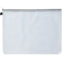FolderSys Reißverschlussbeutel A3 transparent/grau 0,15 mm, 1 St.