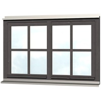 SKANHOLZ SKAN HOLZ Doppelfenster Rahmenaußenm. 132,4 x 82,1 cm