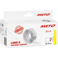 METO Preisetiketten 9506154 Weiß 22 x 12 mm 6