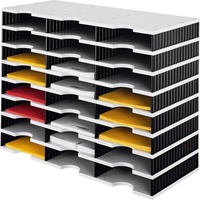 Styro trio Briefablage, 24 Fächer, grau/schwarz (268-0308.98)