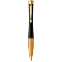 Parker Kugelschreiber schwarz/gold, Schreibfarbe: blau, 1 St.