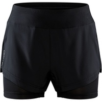 Craft ADV Essence 2-IN-1 Shorts Damen schwarz L