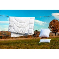 DUNLOPILLO Home Sommerdecke 155x220 cm | Leichte und Atmungsaktive