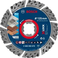 Bosch EXPERT MultiMaterial X-LOCK Diamanttrennscheiben 125 x 22,23 x