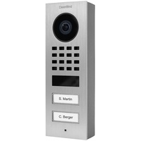 DoorBird D1102V Aufputz IP-Video-Türsprechanlage WLAN, LAN Außeneinheit Edelstahl V2A