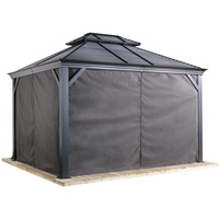 Sojag Vorhang Set 299 cm x 364 cm Dunkelgrau