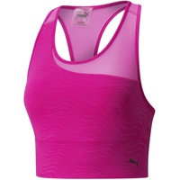 Puma Mid Impact Flawless Sport-BH Damen deep orchid XS