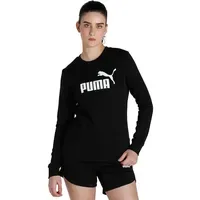Puma Essentials Logo Crew TR Sweatshirt Damen 01 black