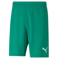 Puma teamRISE Shorts Kinder pepper green/white 128