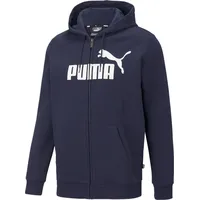Puma Ess Big Logo Fleece-Kapuzenjacke Herren peacoat S