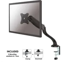 NeoMounts NM-D500BLACK (Tisch, 30"), Monitor Halterung, Schwarz