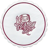Duni Glasuntersetzer Traube bordeaux 250er Pack