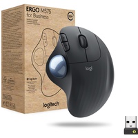 Logitech ERGO M575 Wireless Trackball for Business, schwarz, Logi