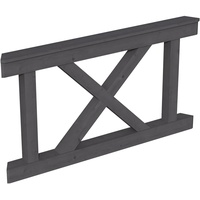 SKANHOLZ SKAN HOLZ Brüstung Andreaskreuz 150 x 84 cm