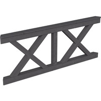 SKANHOLZ SKAN Holz Brüstung Andreaskreuz 210 x 84 cm