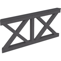 SKANHOLZ SKAN Holz Brüstung Andreaskreuz 180 x 84 cm
