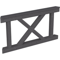 SKANHOLZ SKAN Holz Brüstung Andreaskreuz 150 x 84 cm