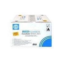 Wisi Koaxialkabel 120dB, 250m Box, weiß