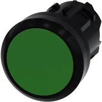 Siemens 3SU10000AA400AA0 Drucktaster Frontring Kunststoff, rund Knopf Schwarz, grün,