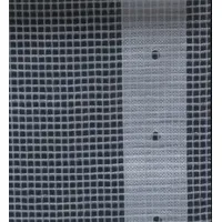 VidaXL Leno-Abdeckplane Weiß 4 x 10 m 260 g/m2