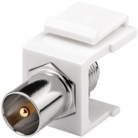 Goobay Keystone Modul SAT/Antenne / 16,2 mm Breite, Koax-Stecker