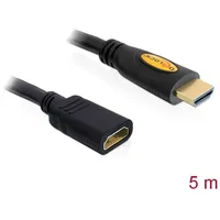 DeLock HDMI Verlängerungskabel HDMI-A Stecker, HDMI-A Buchse 5.00 m