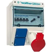 Walther Werke Steckdosenkombination Kunststoff, Wandgeh. 6921109