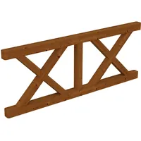 SKANHOLZ SKAN HOLZ Brüstung Andreaskreuz 220 x 84 cm