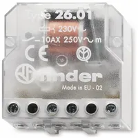 Finder Stromstoß-Schalter Unterputz 26.01.8.024.0000 1 Schließer 24 V/AC 10