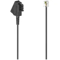 Hama Telefon (analog) Anschlusskabel [1x TAE-F-Stecker - 1x RJ11-Stecker