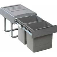 EKOTECH 90044162S Abfallsorter MEGA mit 2x 15 Liter, Abfallvolumen