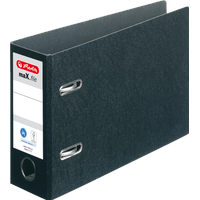 Herlitz Ordner A5 quer 7,5cm maX.file schwarz
