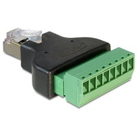 DeLock Adapter Terminalblock > RJ45 Stecker
