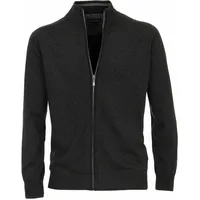 CASA MODA CASAMODA Strickjacke Basic in Anthrazit | Gr.: