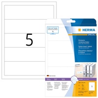 Herma Einsteck-Rückenschilder 5032 weiß für 7,0 - 8,0 cm