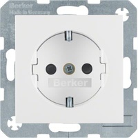 Berker SCHUKO-Steckdose pws/gl 47238989