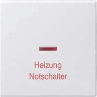 Gira Wippe mit Aufdruck Heizung Ein/Aus reinweiß