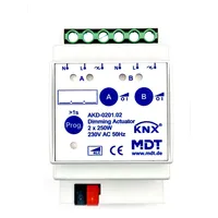 MDT Dimmaktor 2-fach 3TE REG 250W, 230VAC