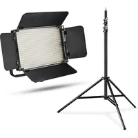 Walimex Niova 600 Bi-Color + WT-806 Dauerlicht, Schwarz, Silber