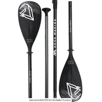 Aqua Marina DUAL-TECH Aluminium 3-teiliges SUP-Paddel 4-teiliges Kajak-Paddel Schwarz/Weiß