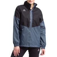 Erima Squad Allwetterjacke, black/slate grey, M