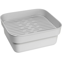 Brabantia Spülschüssel mit Abtropfschale, hellgrau