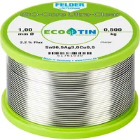 Felder Lottechnik Felder ISO-Core Ultra Clear SAC305 Lötzinn Spule