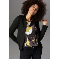 Aniston SELECTED Jackenblazer mit Struktur, Gr. schwarz, Blazer,